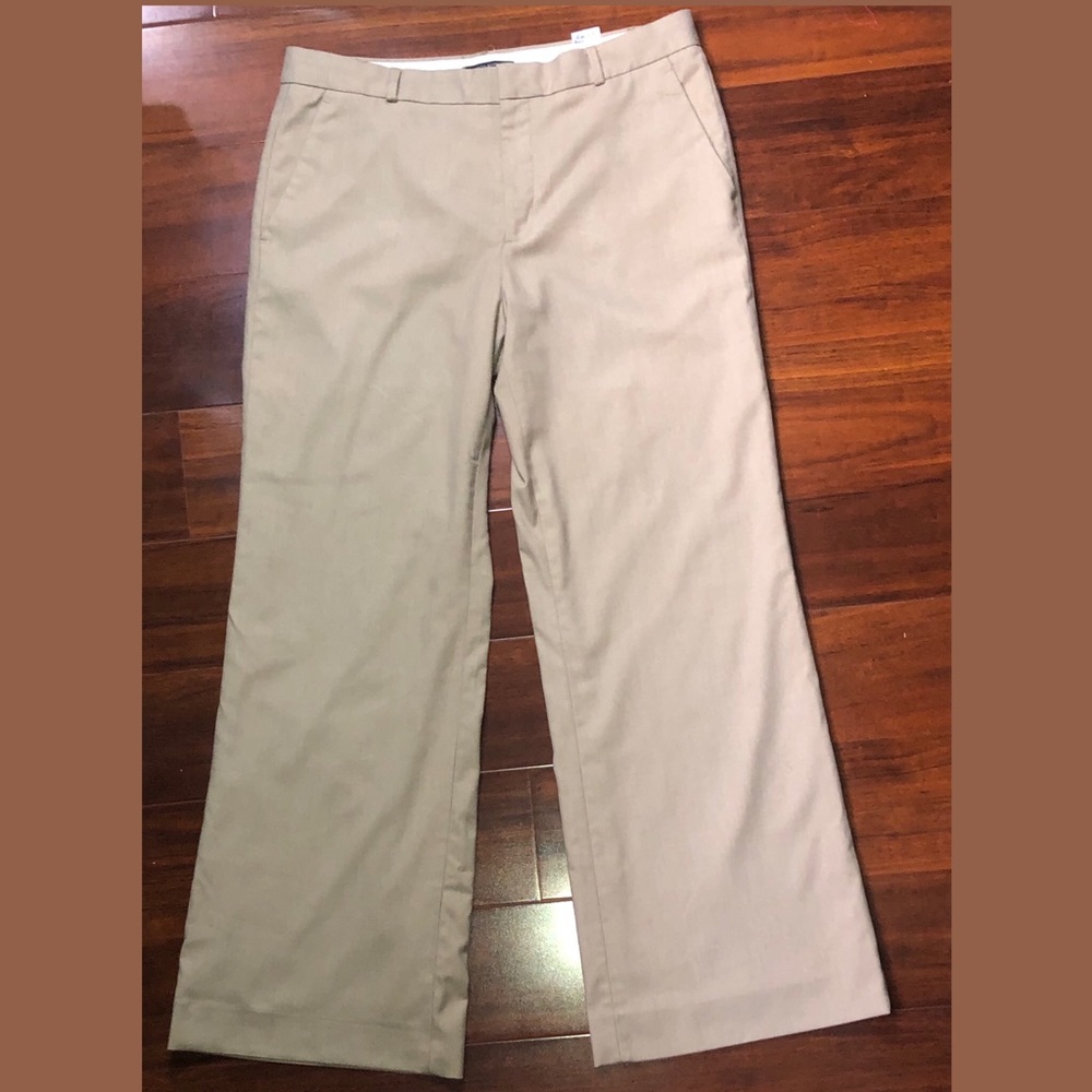 Banana Republic Beige Wide Leg Pants (size 12)
